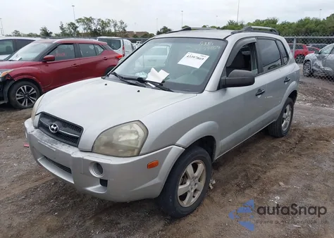 2007 Hyundai Tucson Gls z USA, uszkodzony, nr VIN KM8JM12B17U500891